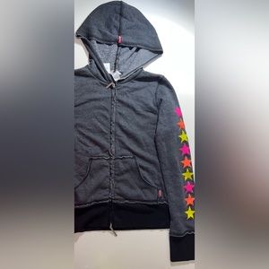 girls hard tail zip up